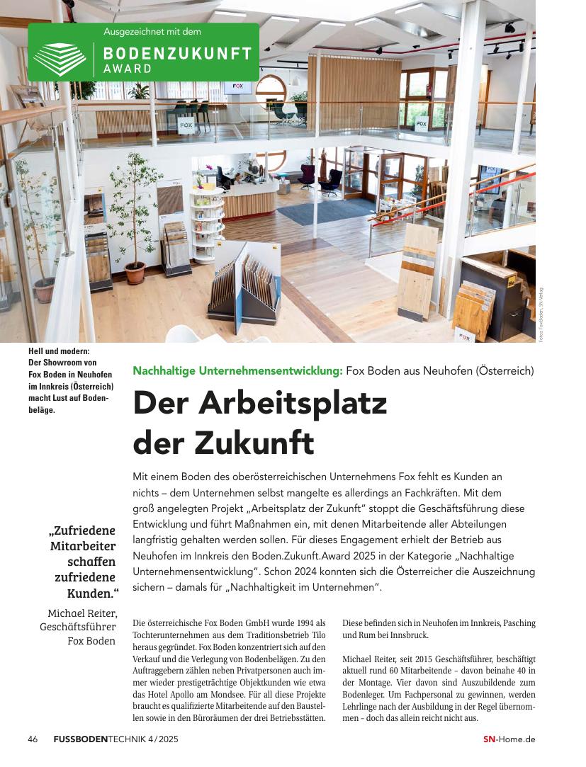 Fox Boden – Boden.Zukunft.Award 2025