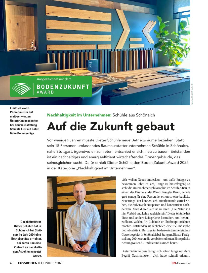Schühle – Boden.Zukunft.Award 2025
