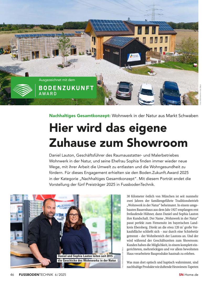 Wohnwerk in der Natur – Boden.Zukunft.Award 2025