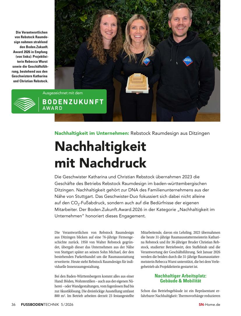 Rebstock Raumdesign – Boden.Zukunft.Award 2026